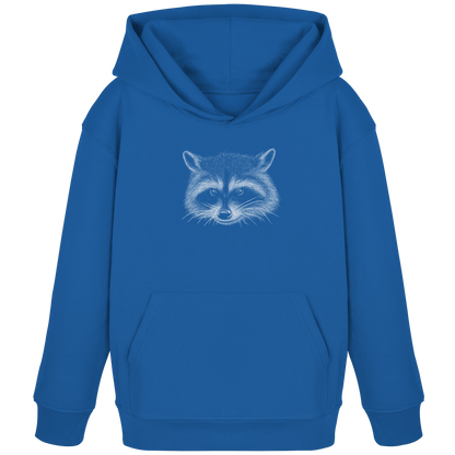 Waschbär Illustration Kritzelkunst - Kids Organic Hoodie