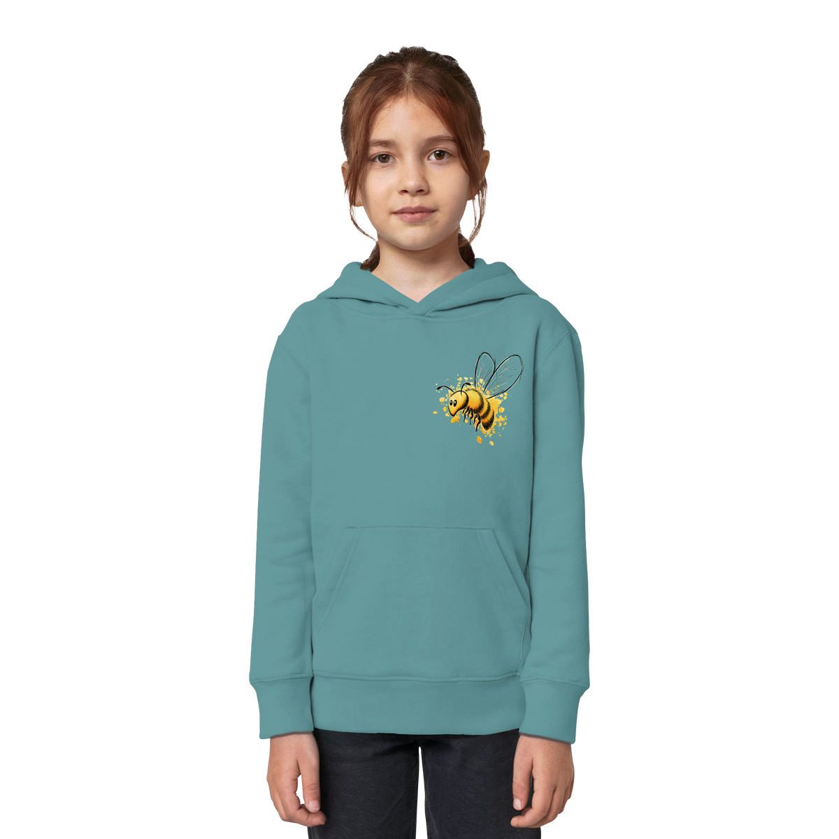 Lässige kleine Honig-Biene - Kids Organic Hoodie