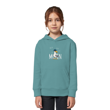 Moin Moin Lässige Hipster Möwe  - Kids Organic Hoodie