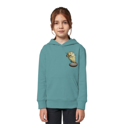 Lustiger frecher Biber - Kids Organic Hoodie