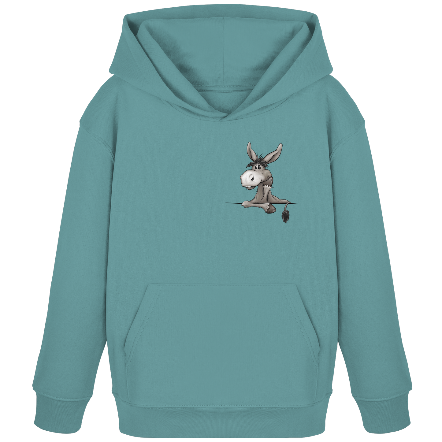 Lustiger lässiger Esel - Kids Organic Hoodie