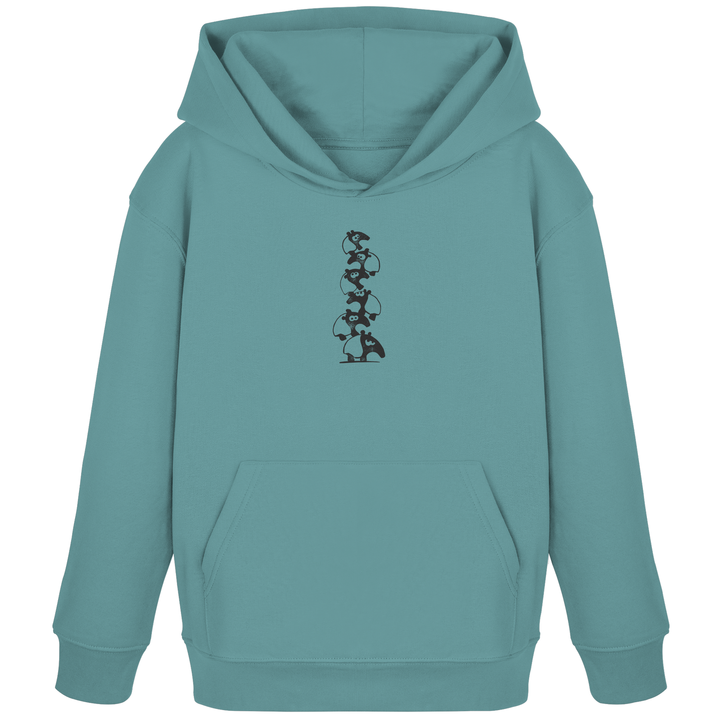 Lustiger Haufen aus Schabracken-Tapiren - Kids Organic Hoodie
