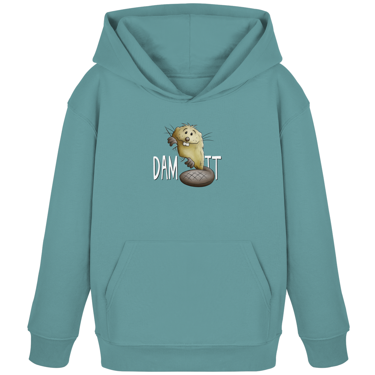 Dam It Verdammt Lustiger Biber - Kids Organic Hoodie