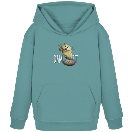 Dam It Verdammt Lustiger Biber - Kids Organic Hoodie