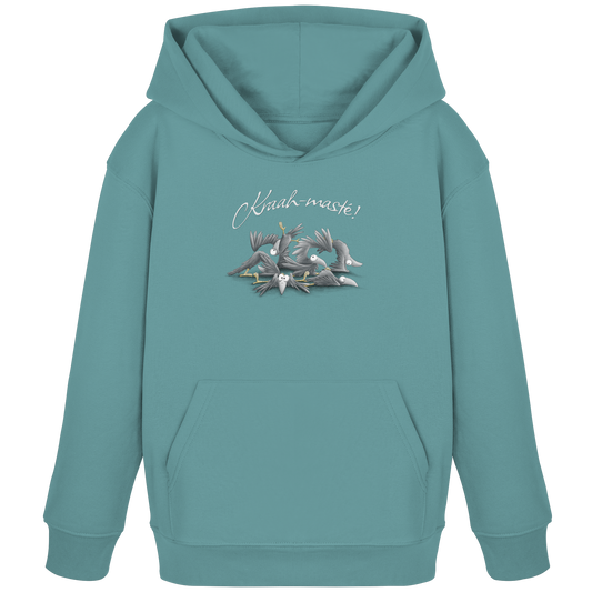 Kraah-masté! Yoga Raben Krähen - Kids Organic Hoodie