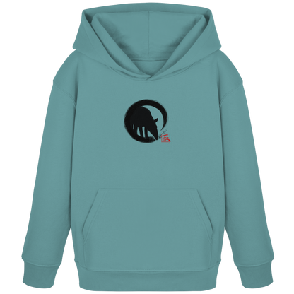 Zen Tapir im japanischen Enso Kreis - Kids Organic Hoodie
