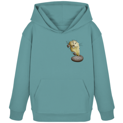 Lustiger frecher Biber - Kids Organic Hoodie
