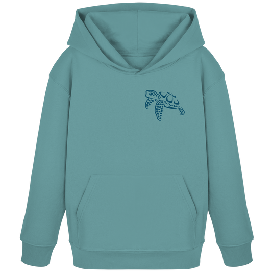 Lässig lustige Wasserschildkröte - Kids Organic Hoodie