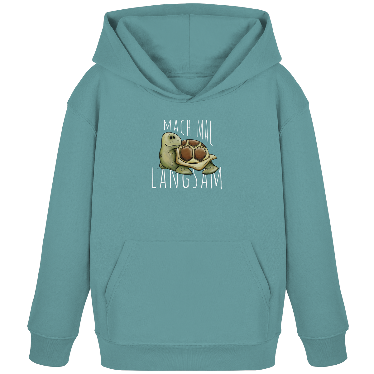 Mach mal langsam Schildkröte - Kids Organic Hoodie