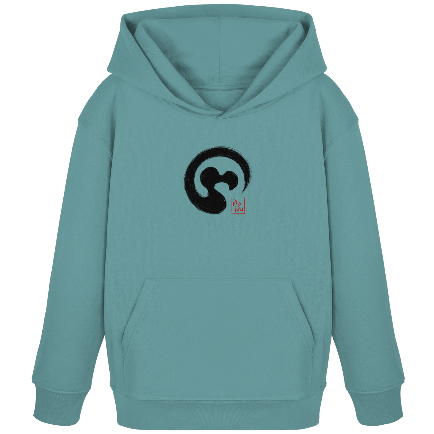 Zen Dodo im japanischen Enso Kreis - Kids Organic Hoodie