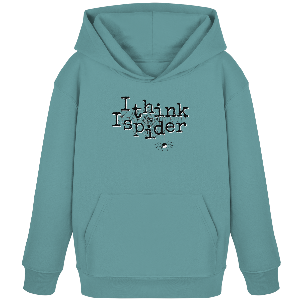 I think I spider - Spinne - Kids Organic Hoodie