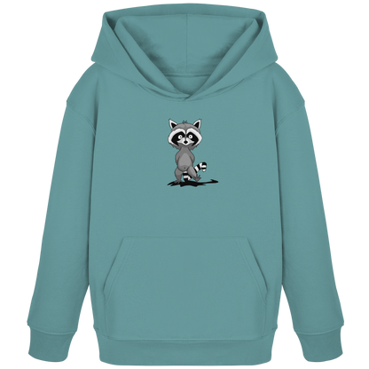 Frecher kleiner Waschbär - Kids Organic Hoodie