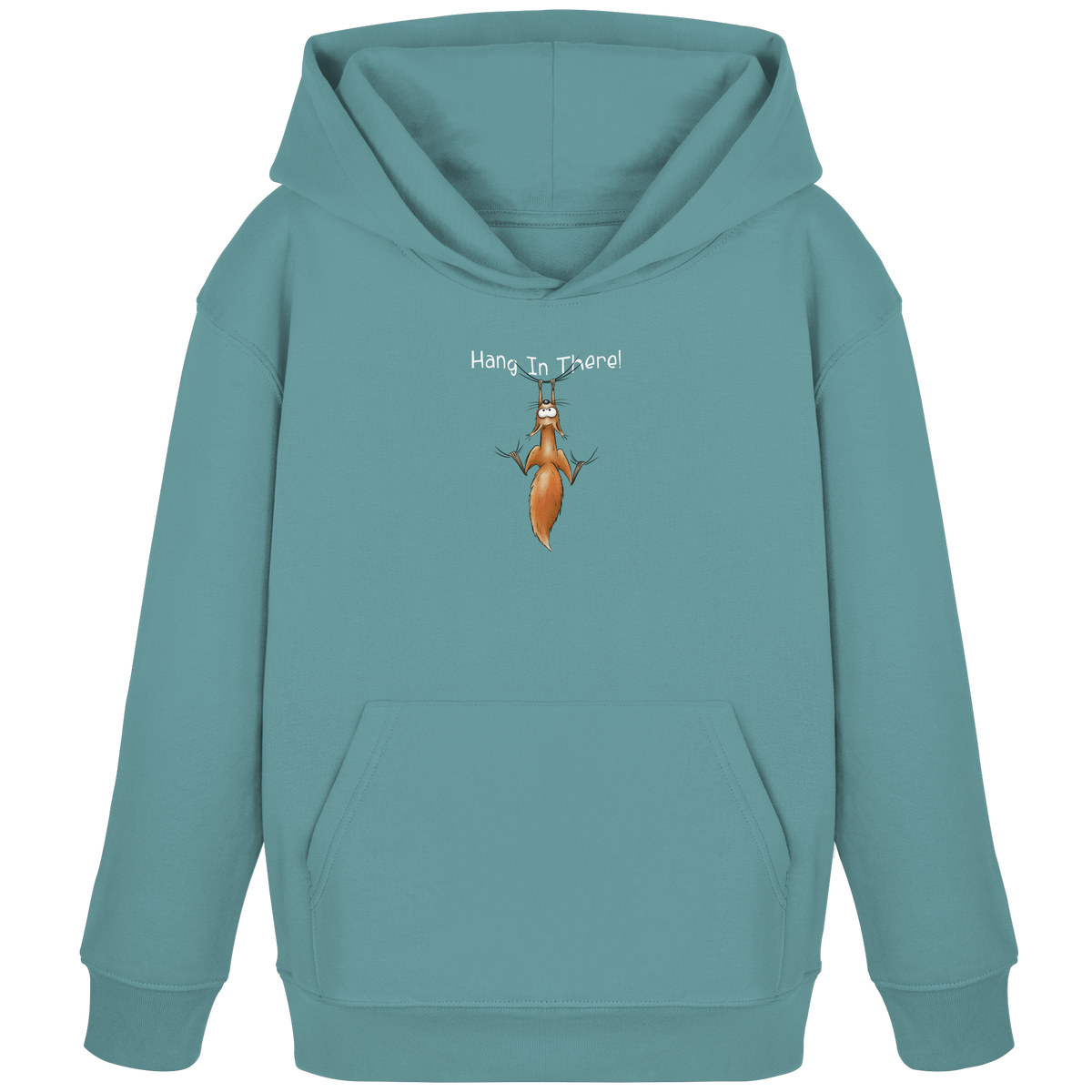 Hang In There | Lässiges Eichhörnchen - Kids Organic Hoodie