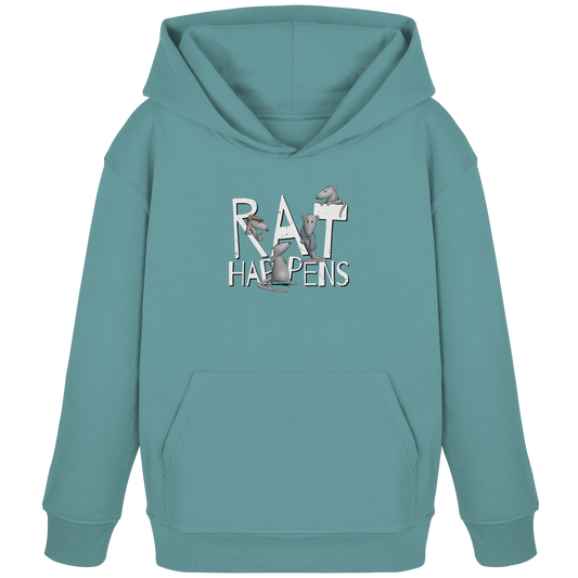 Rat Happens Ratten - Kids Organic Hoodie