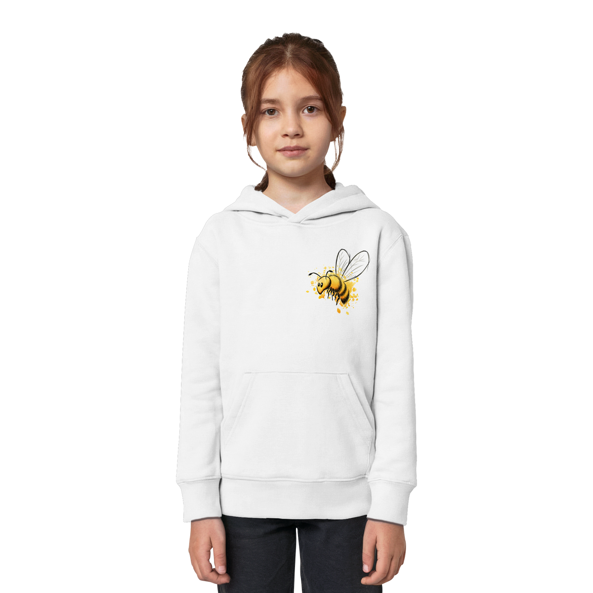 Lässige kleine Honig-Biene - Kids Organic Hoodie