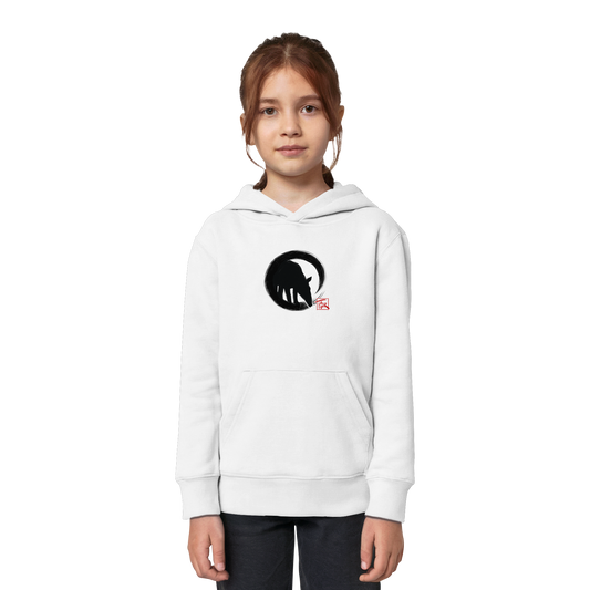 Zen Tapir im japanischen Enso Kreis - Kids Organic Hoodie