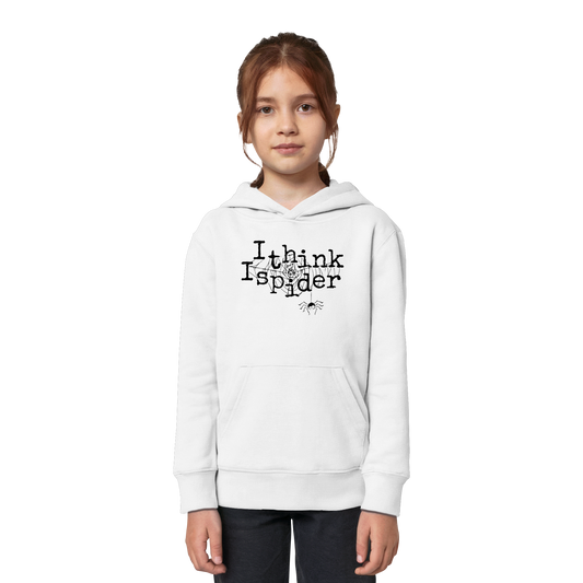 I think I spider - Spinne - Kids Organic Hoodie