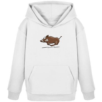 sauwildes Wildschwein | Wildsau  - Kids Organic Hoodie