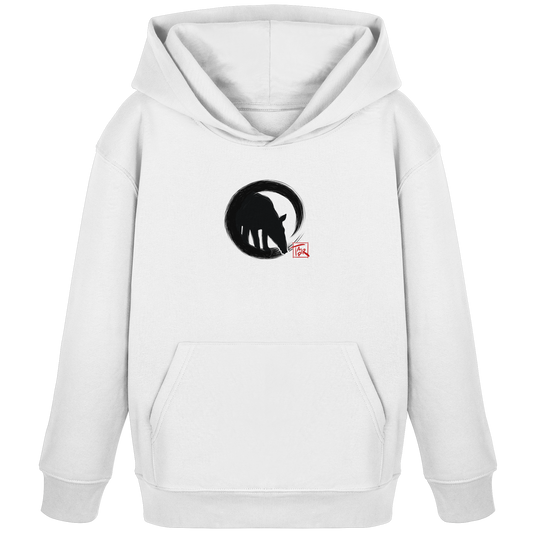 Zen Tapir im japanischen Enso Kreis - Kids Organic Hoodie