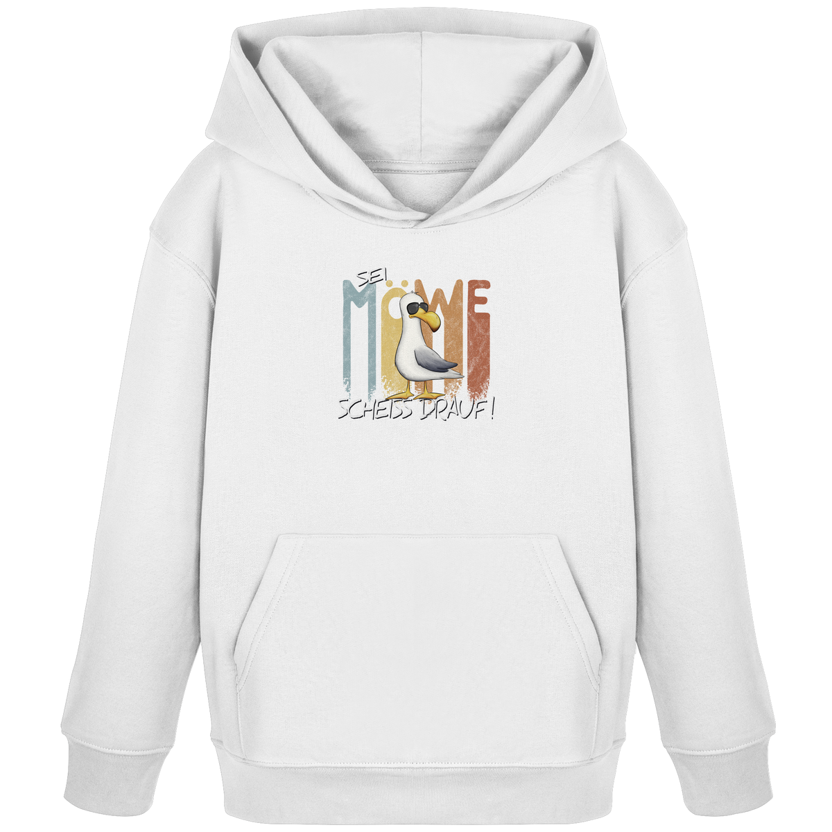Sei Möwe Scheiß Drauf  - Kids Organic Hoodie