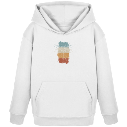 Retro Kunst Libelle | Vintage Dragonfly - Kids Organic Hoodie