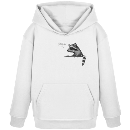 Nope! Frecher verwegener Waschbär - Kids Organic Hoodie