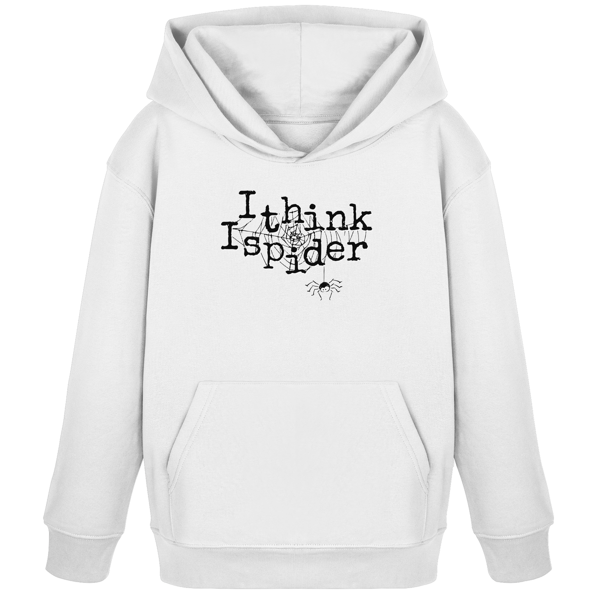 I think I spider - Spinne - Kids Organic Hoodie