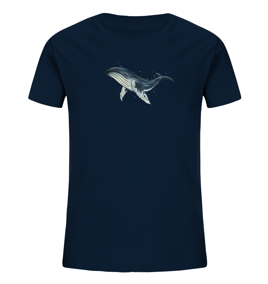 Tiefsee Ozean-Riese Buckelwal - Kids Organic Shirt