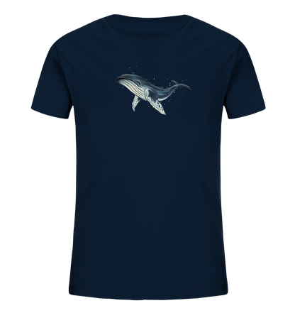 Tiefsee Ozean-Riese Buckelwal - Kids Organic Shirt