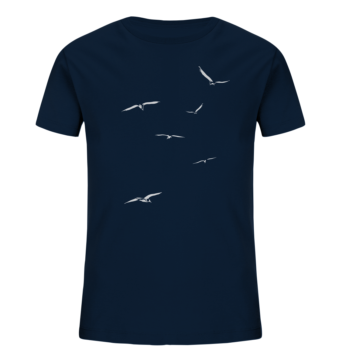 Vogelschwarm – Traum vom Fliegen - Kids Organic Shirt