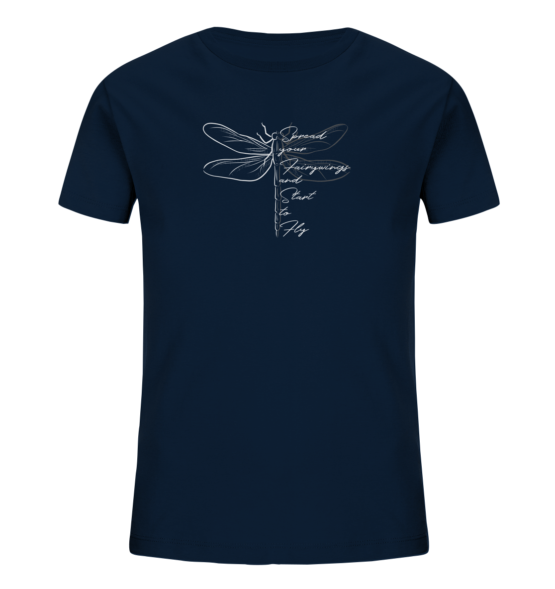 Breite die Flügel aus und flieg los | Libelle - Kids Organic Shirt