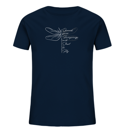Breite die Flügel aus und flieg los | Libelle - Kids Organic Shirt