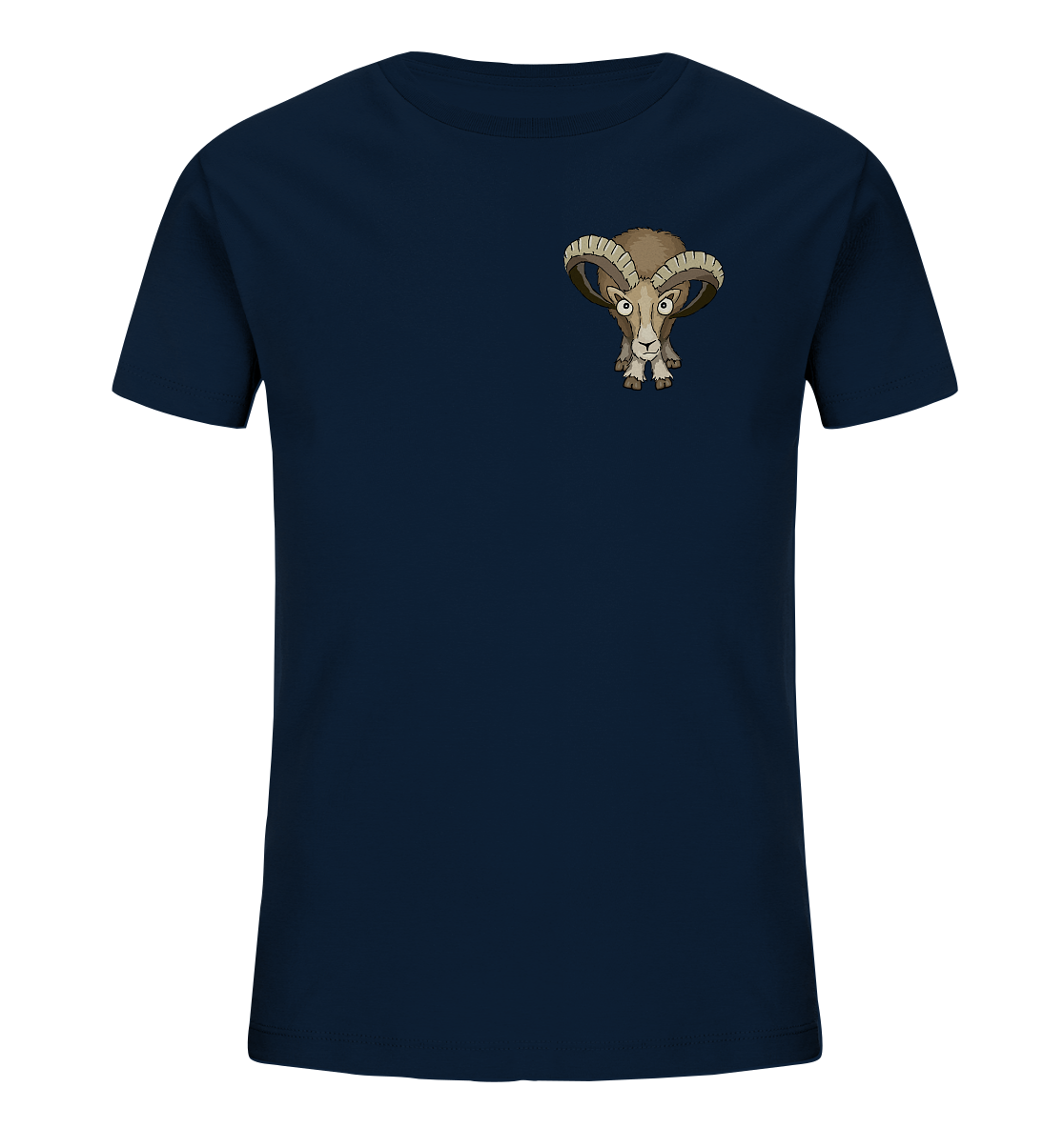 Bockiges Mufflon Widder Schafbock - Kids Organic Shirt
