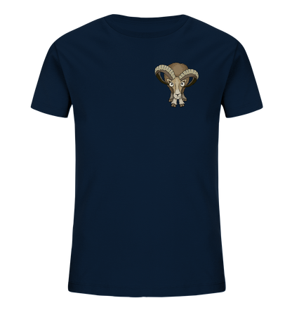 Bockiges Mufflon Widder Schafbock - Kids Organic Shirt