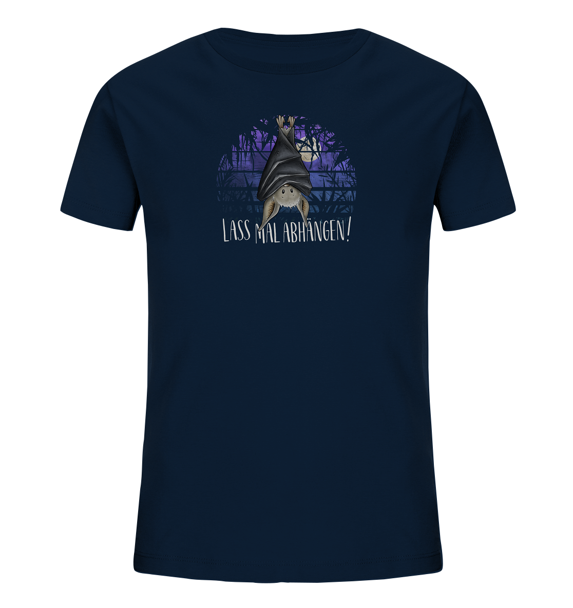Lass mal abhängen Fledermaus - Kids Organic Shirt