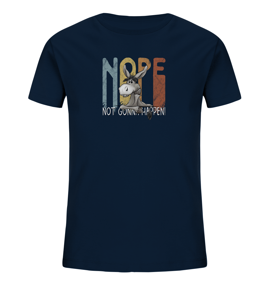 Nope | bockiger Esel - Kids Organic Shirt