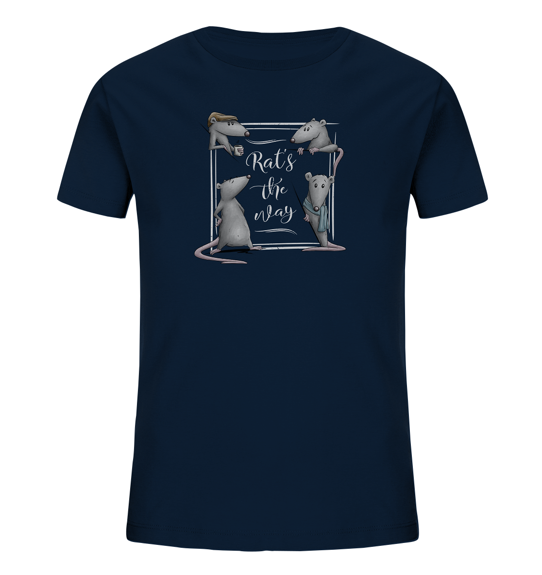 Rat’s The Way Kaffeehaus Ratten - Kids Organic Shirt