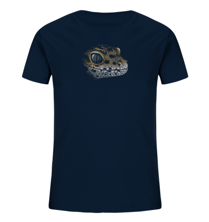 Leopard Gecko Skizze Kritzelkunst - Kids Organic Shirt