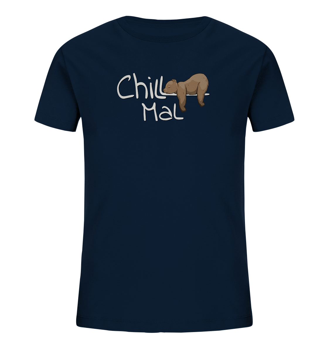 Chill Mal schläfriger Braunbär - Kids Organic Shirt