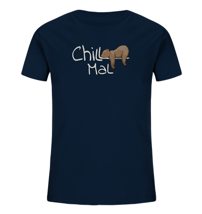 Chill Mal schläfriger Braunbär - Kids Organic Shirt