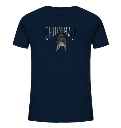 Chill Mal gemütliche Fledermaus - Kids Organic Shirt