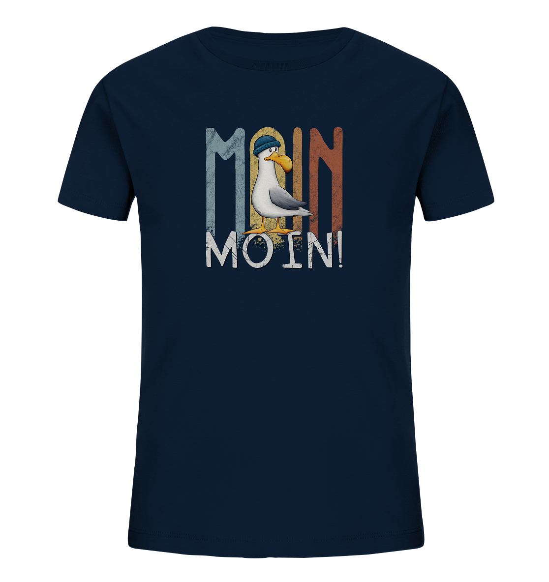 Moin Moin norddeutsche Möwe - Kids Organic Shirt