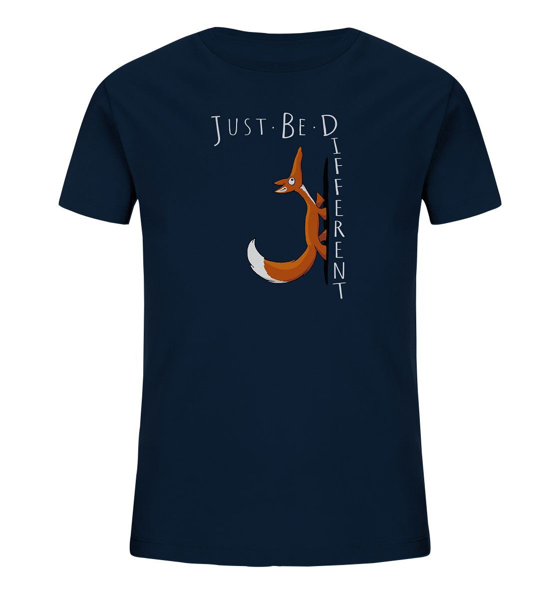 Just Be Different | Sei Anders, kleiner Fuchs - Kids Organic Shirt