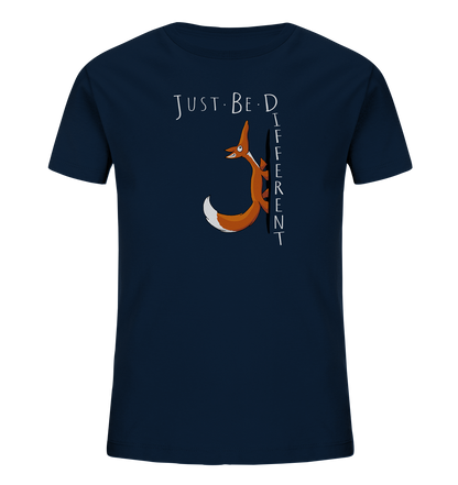 Just Be Different | Sei Anders, kleiner Fuchs - Kids Organic Shirt