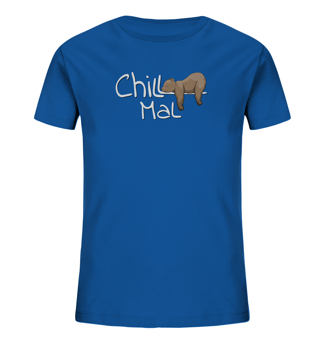 Chill Mal schläfriger Braunbär - Kids Organic Shirt