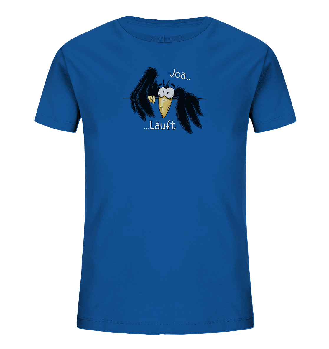 Joa Läuft Krähe gechillter Rabe - Kids Organic Shirt