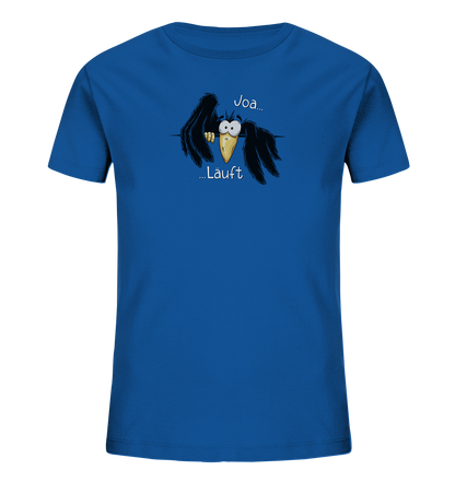 Joa Läuft Krähe gechillter Rabe - Kids Organic Shirt