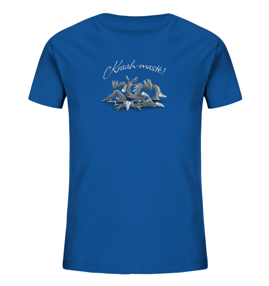 Kraah-masté! Yoga Raben Krähen - Kids Organic Shirt