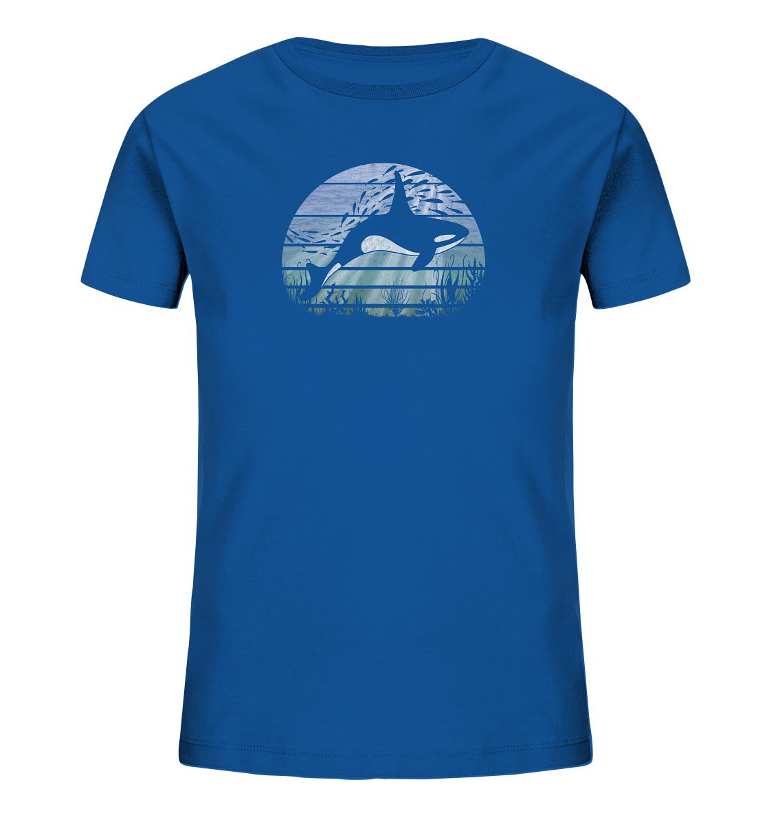 Retro Tiefsee Schwertwal Orca - Kids Organic Shirt
