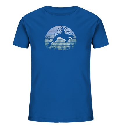 Retro Tiefsee Schwertwal Orca - Kids Organic Shirt